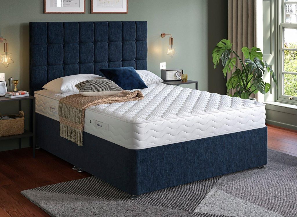Dream Team Divan Bed Base - 4'0 Small Double - Blue