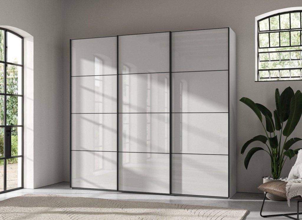 Roberts Large 3-Door Wardrobe - White