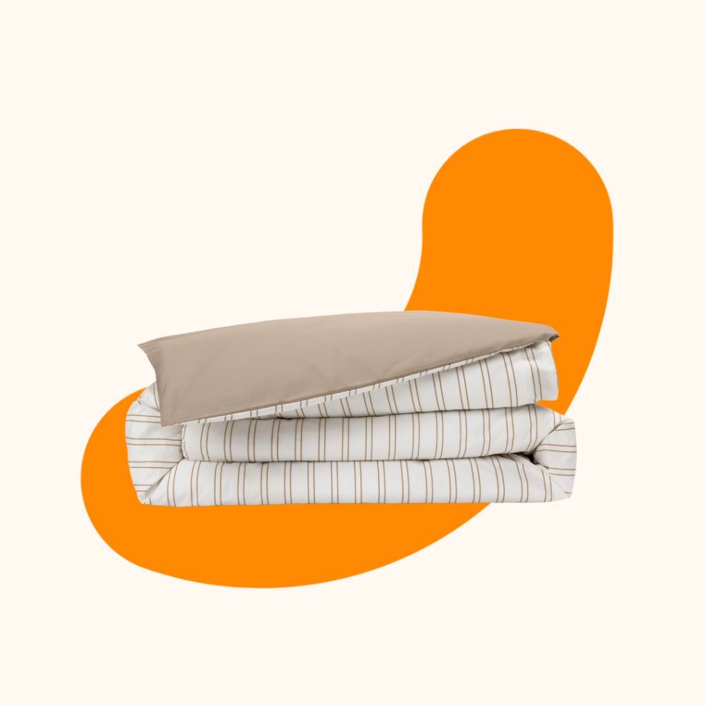 Emma Bed Linen Duvet Cover Percale 200 TC 225×220 Reversible | Bed Sava