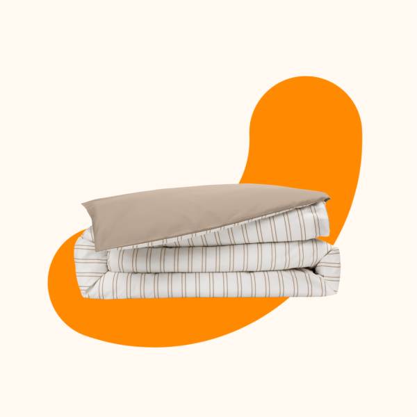 Emma Bed Linen Duvet Cover Percale 200 TC 225×220 Reversible | Bed Sava