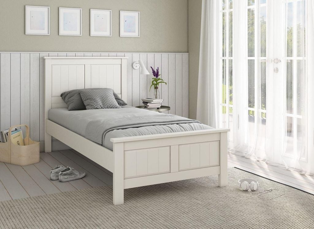 Northwood Wooden Bed Frame - 3'0 Single - White