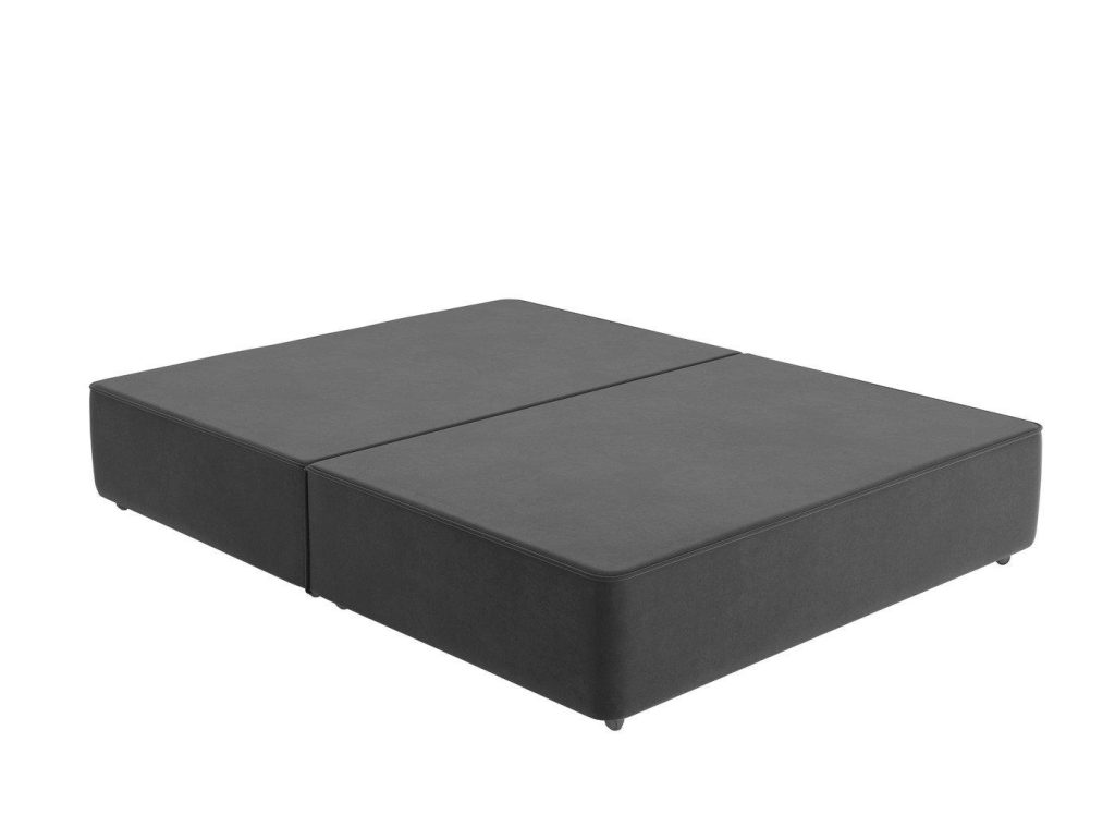 Flaxby Sprung Divan Base - 6'0 Super King - Grey
