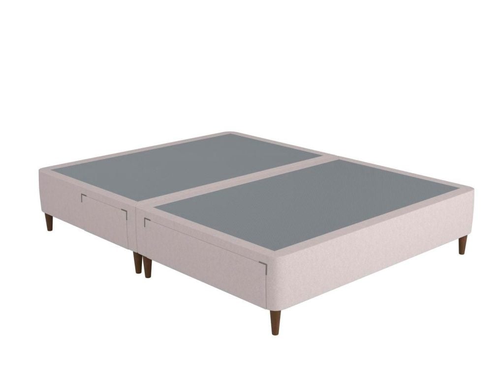 TheraPur® Shallow Divan Base - 6'0 Super King - Silver