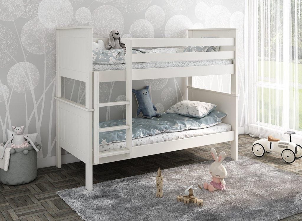 Northwood Bunk Bed Frame - 3'0 Single - White