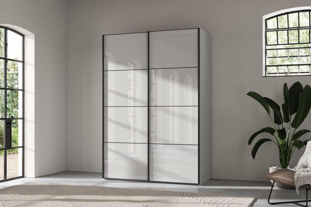 Roberts Small 2-Door Wardrobe - White