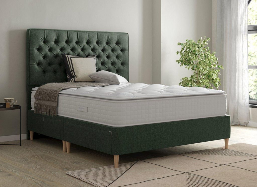 TheraPur® Shallow Divan Base - 3'0 Single - Green