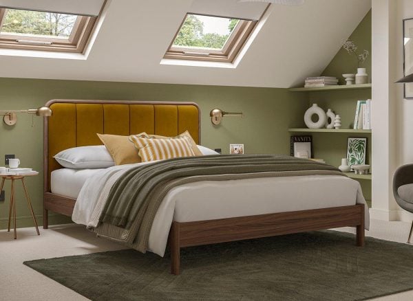 Soren Wooden Bed Frame  60 Super King  Orange | Bed Sava