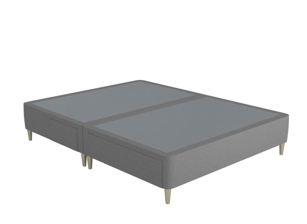 TheraPur® Shallow Divan Base - 6'0 Super King - Grey