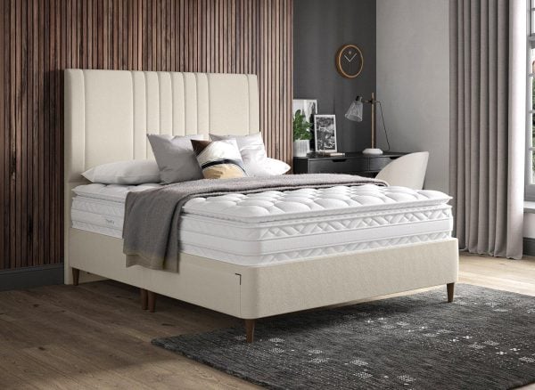 TheraPur® Shallow Divan Base  30 Single  Cream | Bed Sava