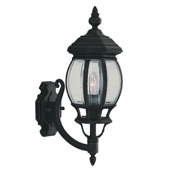 Bel Aire Cast Aluminium Uplight Outdoor Wall Lamp | Bed Sava