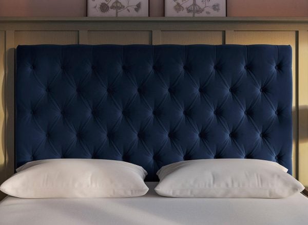 Flaxby Harrogate Headboard  66 Emperor  Blue | Bed Sava