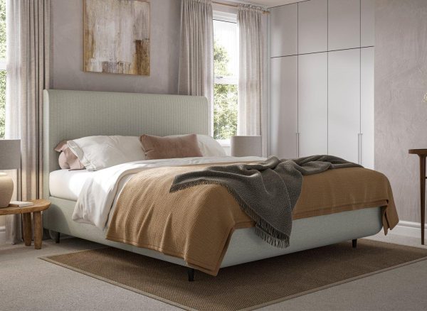 TEMPUR Wave Arc Static Bed Frame  60 Super King  Grey | Bed Sava