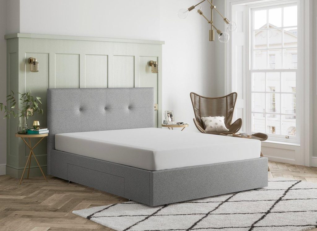 Baxter Upholstered Storage Bed Frame - 5'0 King - Grey