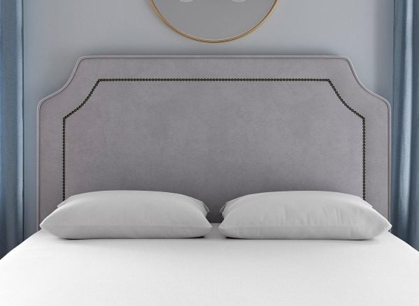 Flaxby Malton Padded Headboard  30 Single  Purple | Bed Sava