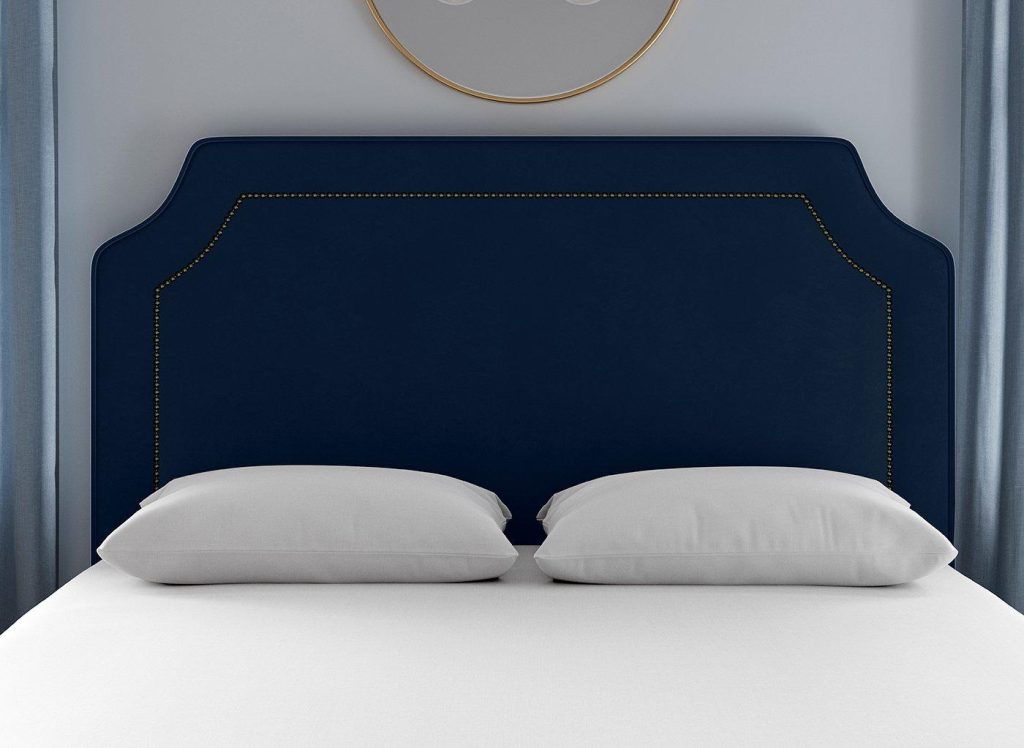Flaxby Malton Padded Headboard - 5'0 King - Blue