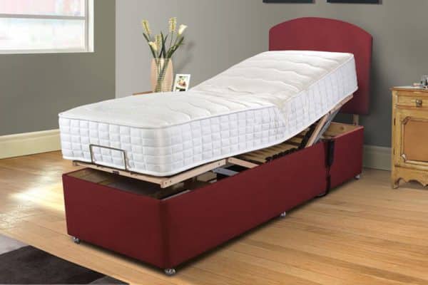 Uplift Restore Memory Foam Adjustable Bed and Mattress Set Bednextday Cream No Storage Adjustable King Size | Bed Sava