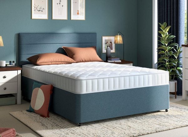 Dreams Workshop Divan Bed Base  50 King  Blue | Bed Sava