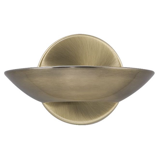 Classic Led Uplight Wall Bracket In Antique Brass | Bed Sava
