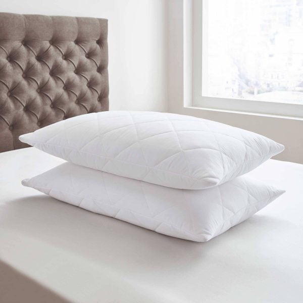 Bedeck of Belfast Quilted Cotton Pillowcase Protectors | Bed Sava
