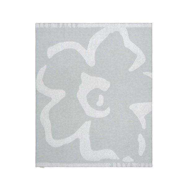 Ted Baker Magnolia Woven Throw Silver | Bed Sava