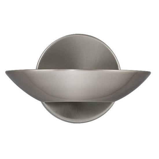Classic Led Uplight Wall Bracket In Satin Silver | Bed Sava