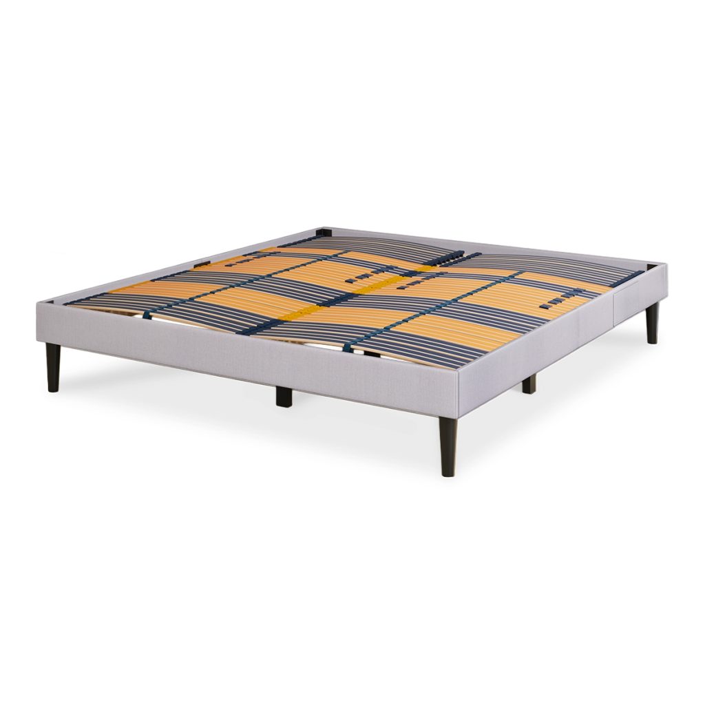 Emma Premium Signature Bed 150x200 - Light Gray - No headboard