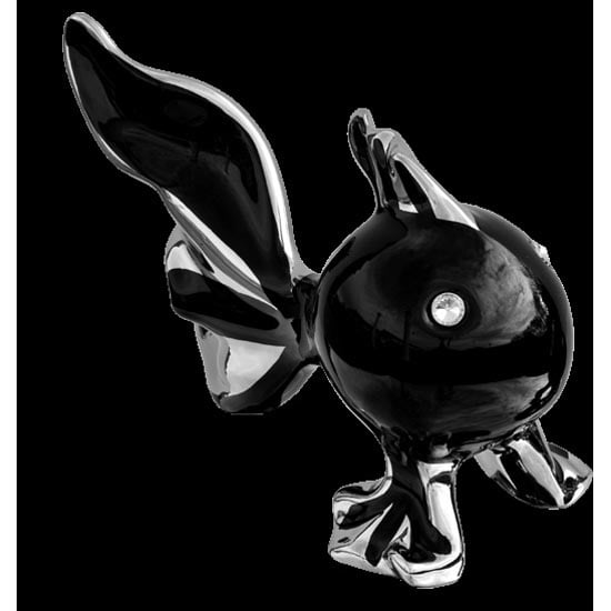 Large Puffa Fish in Black | Bed Sava