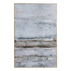 Abstract Glass Silver Picture Frame | Bed Sava
