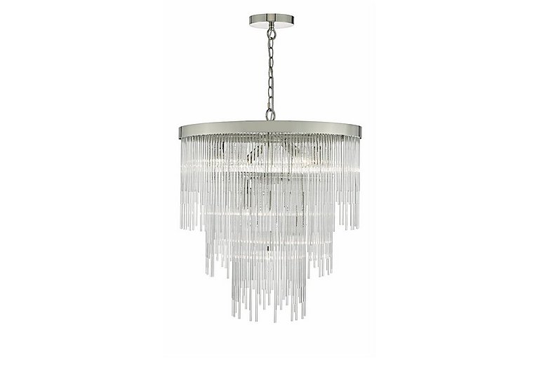 Ada 7 Bulb Pendant Ceiling Light - Clear
