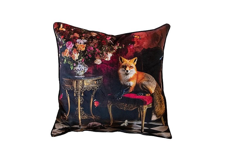 Stately Home Fox Cushion