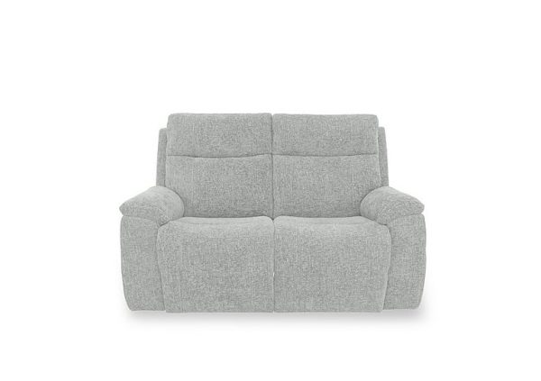 Aero Fabric 2 Seater Power Recliner Sofa with Power Headrests and Heated Seats  Hopsack Dove | Bed Sava