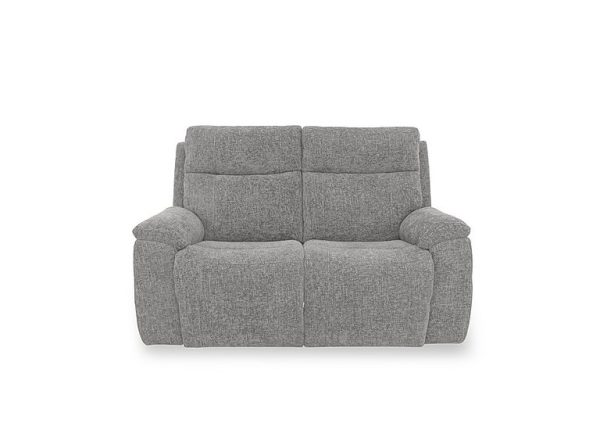 Aero Fabric 2 Seater Power Recliner Sofa with Power Headrests and Heated Seats | Bed Sava