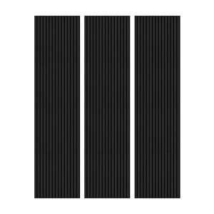 Set of 3 Acoustic Wall Panels  Dark Grey | Bed Sava