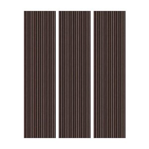 Set of 3 Acoustic Wall Panels  Walnut | Bed Sava