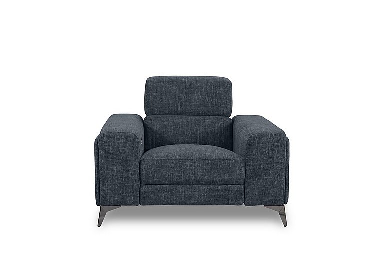 Action Fabric Power Recliner Armchair - Halifax Charcoal