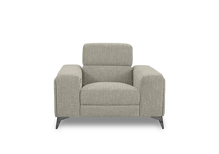 Action Fabric Power Recliner Armchair - Halifax Sand
