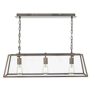 Academy 3 Light Bar Pendant  Antique Cooper | Bed Sava