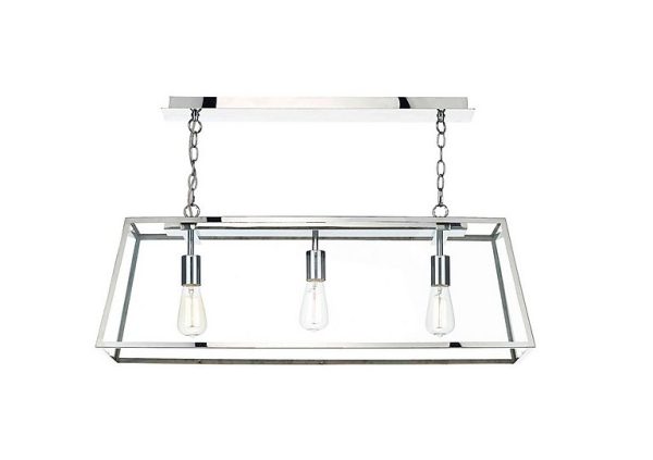 Academy 3 Light Bar Pendant  Stainless Steel | Bed Sava