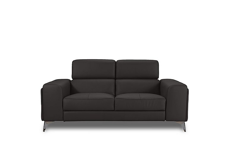 Action Leather 2 Seater Sofa - Starry Grey