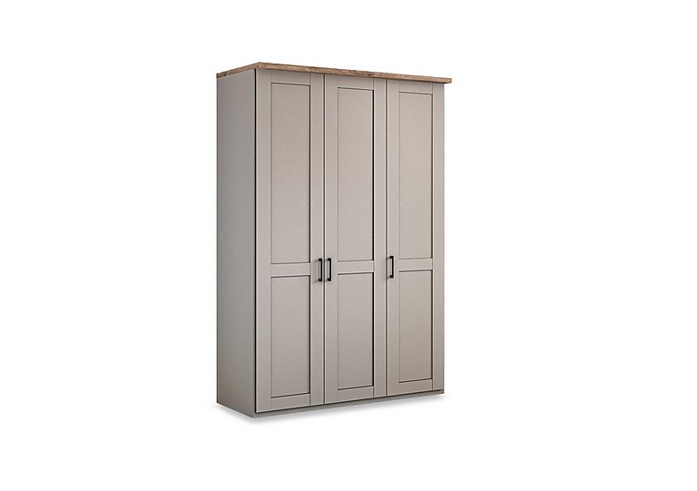 Wiemann - Adeline 3 Door Hinged Wardrobe - Pebble Grey