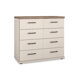 Wiemann  Adeline 4+4 Drawer Chest  Champagne | Bed Sava
