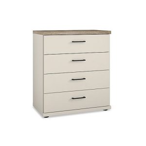 Wiemann  Adeline Wide 4 Drawer Chest  Champagne | Bed Sava