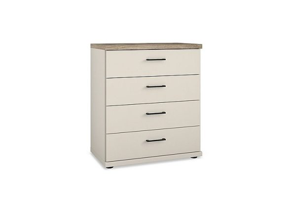 Wiemann  Adeline Wide 4 Drawer Chest  Champagne | Bed Sava