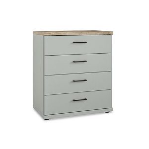 Wiemann  Adeline Wide 4 Drawer Chest  Sage | Bed Sava