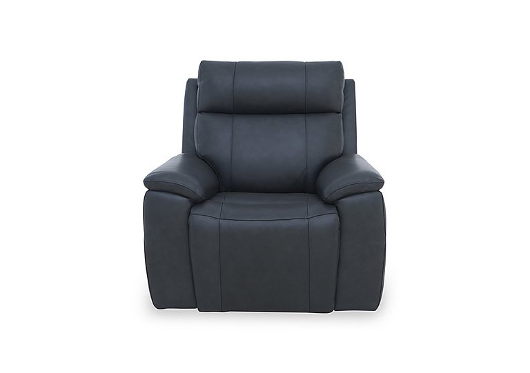 Aero Leather Chair - Navy