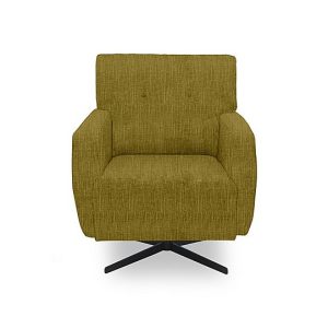 Abberton Accent Swivel Chair in Plain Fabric  Dill Bromley Chenille Plain | Bed Sava