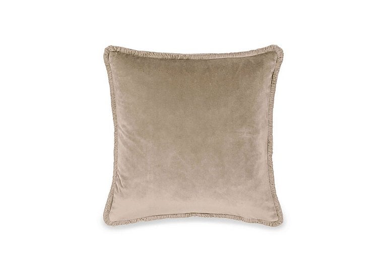 Alula Feather Cushion - Taupe
