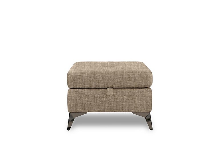 Action Fabric Storage Footstool - Weave Cocoa