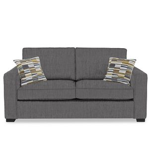 Abberton 3 Seater Sofa  Iron Debden Plain | Bed Sava