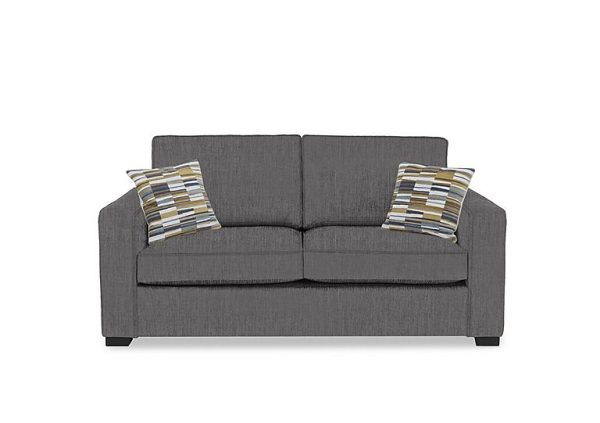 Abberton 3 Seater Sofa  Iron Debden Plain | Bed Sava